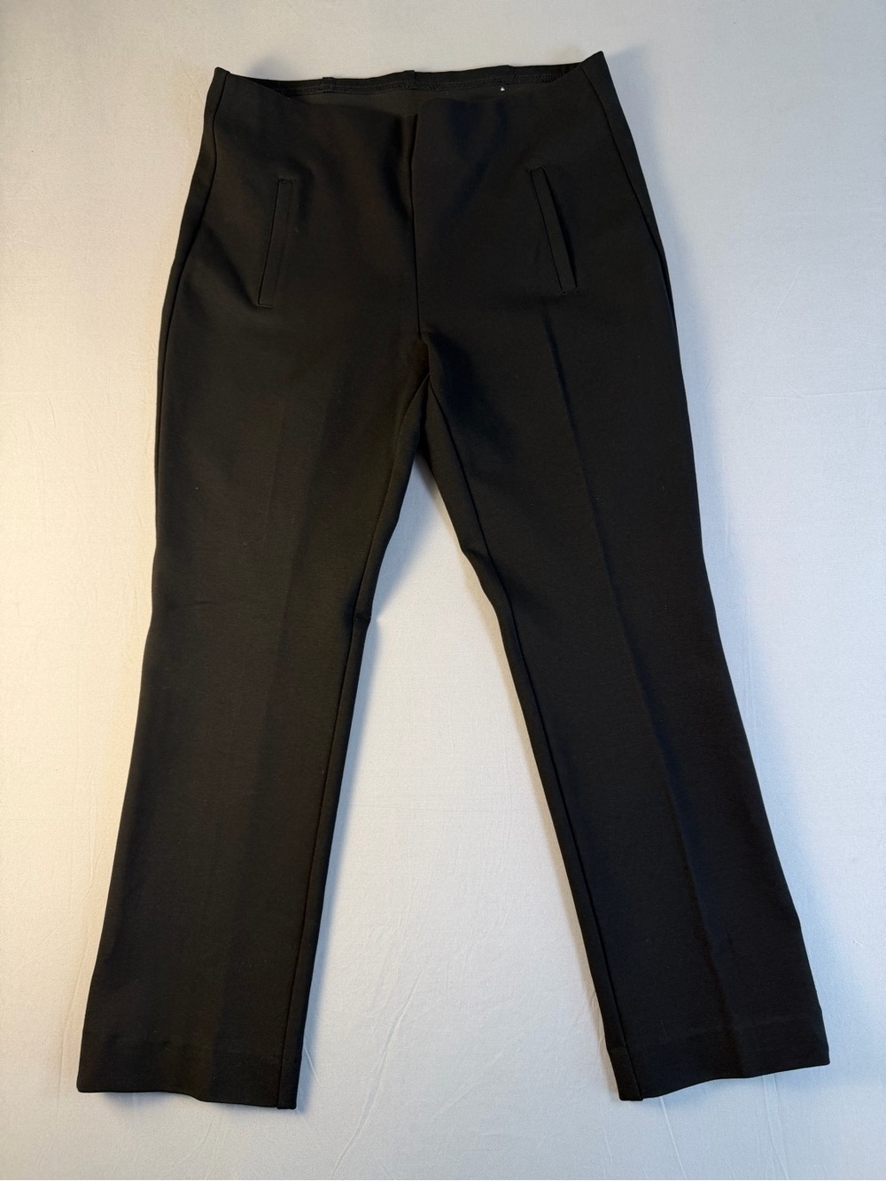 Chico's Women’s Dress Pants Slim Straight With Elastic Invisable Waist 00 Short - Picture 4 of 15
